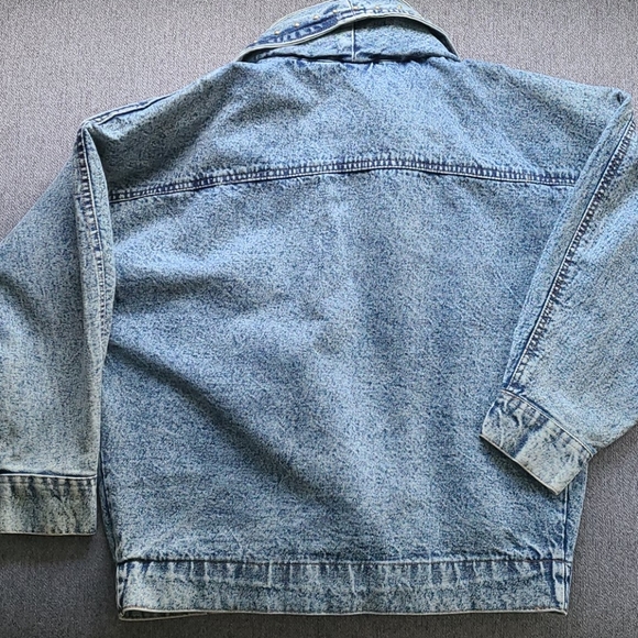 Vintage Pretty Bleu Oversized Jean Jacket - Picture 4 of 4